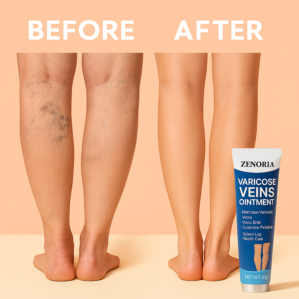 ZENORIA Natural Cream for Varicose Veins, Phlebitis & Spider Veins