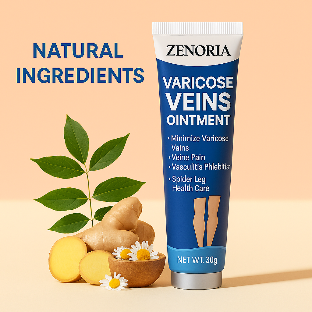 ZENORIA Natural Cream for Varicose Veins, Phlebitis & Spider Veins