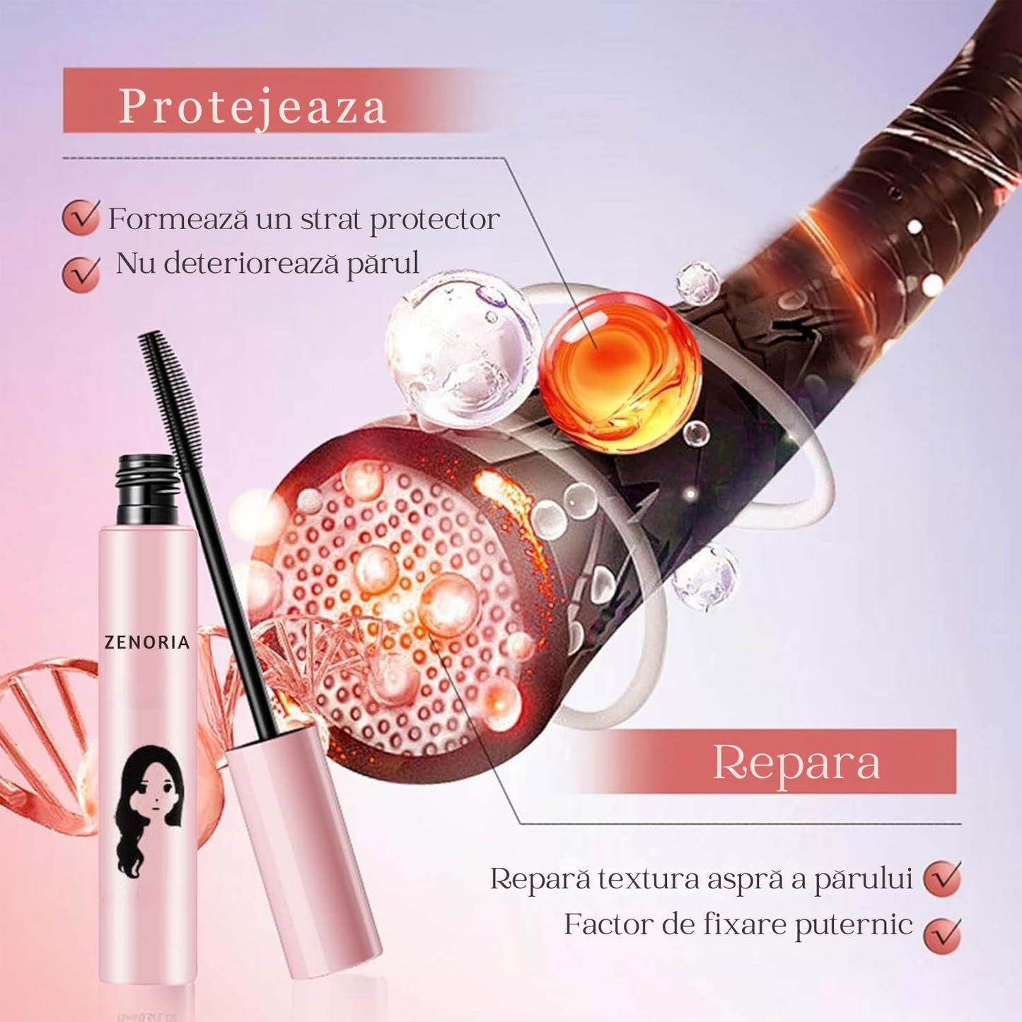 Zenoria Wax Hair Mascara Type Broken Hair