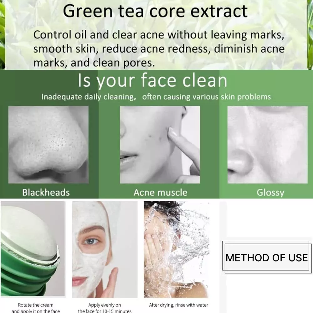 ZENORIA Deep Cleansing Clay Mask for Pores & Acne Control