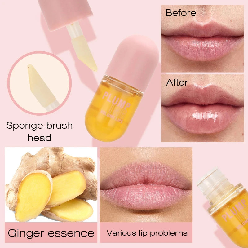 Long-Lasting Lip Plumper Oil – Instant Volume & Shine