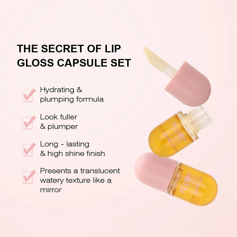 Long-Lasting Lip Plumper Oil – Instant Volume & Shine