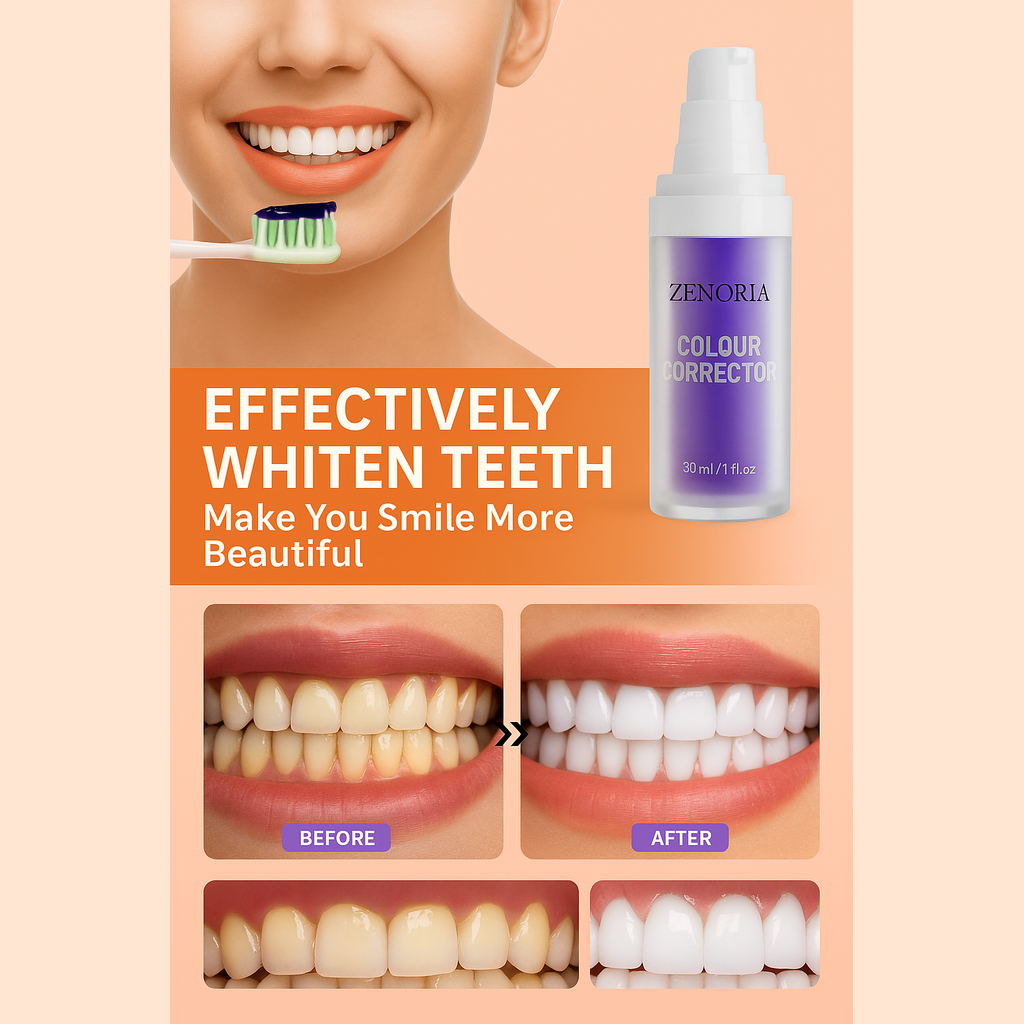 ZENORIA V34 Toothpaste – Visible Whitening From the Very First Use!