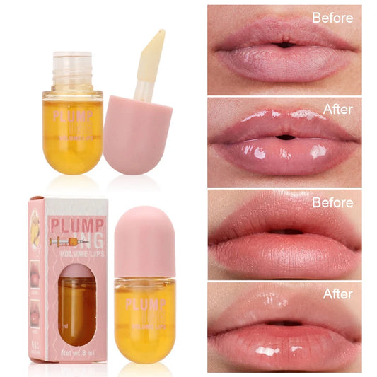 Long-Lasting Lip Plumper Oil – Instant Volume & Shine